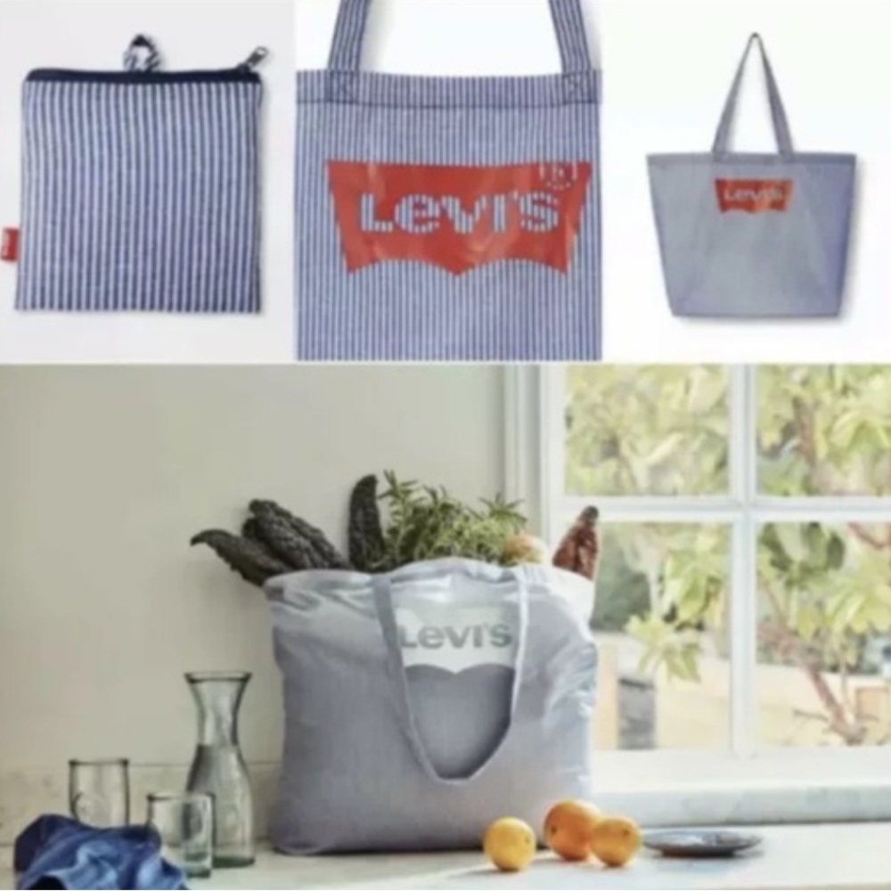 Set of Three Levi’s Zip Top Tote Bags